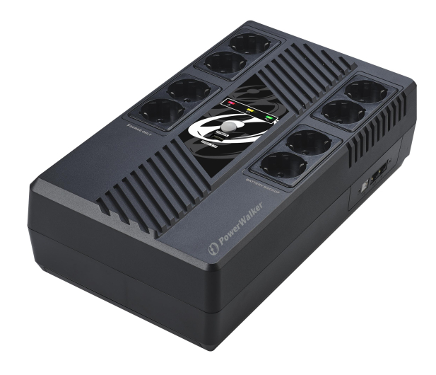 Power Walker LINE-INTERACTIVE (800VA/480W, 8x FR, USB) - 621064 - zdjęcie 3